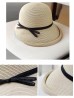 Japanese Paper Grass Super Soft Foldable Hat with Bow